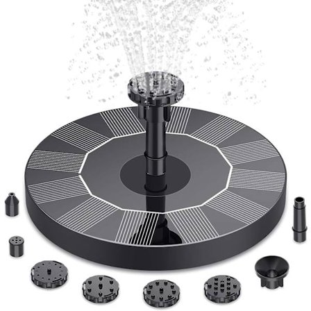 1 stk. 1,2W solfontæne fisketank flydende fontæne