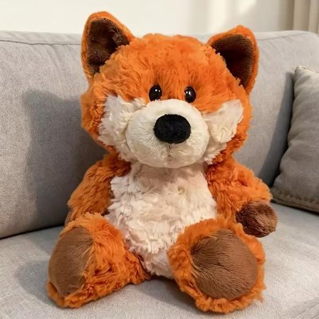 Disse bedårende reveplysjlekene kan brukes som dekorasjoner på nattbord eller skrivebord, eller som koselige puter, noe som gjør dem til et perfekt 