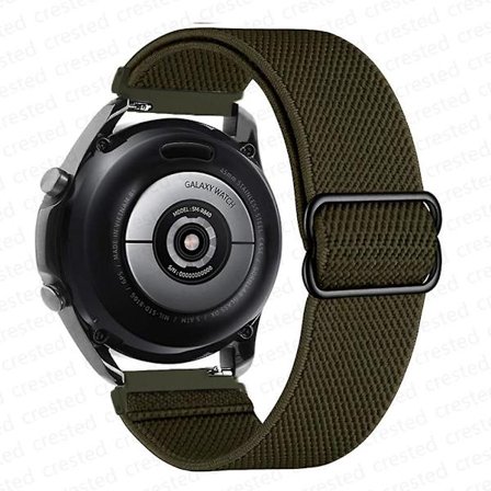 20 mm 22 mm band för Samsung Galaxy Watch 4/classic/3/5/ pro/active 2 Gear S3 Elastisk nylon Huawei Watch Gt 2 2e 3 Pro Strap