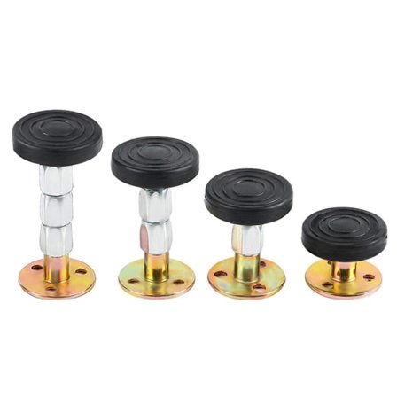 4 kpl säädettävä sängynrunko pidike kierre sängynrunko Anti Shake työkalu sängynrunko teleskooppinen tuki huoneen seinän suoja tukijalat sängyn pöytä