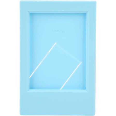5 stk Display Bilderamme 9x6cm (Blå), Klassisk Skrivebords Rektangulær Plast Bilderamme 5.4x8.6cm for Fujifilm I