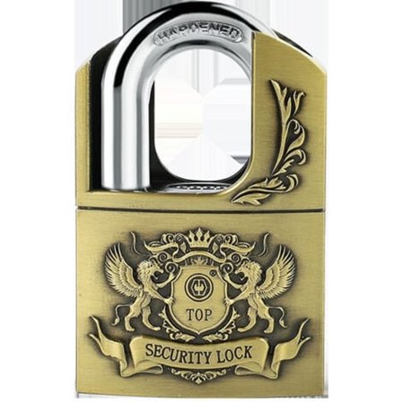 Antiikkinen riippulukko, varkaudenesto murtovarma vedenpitävä poraussuojattu riippulukko puutarhan oven lukko varaston oven lukko