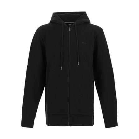 Hugo Boss, Zip-throughs Zwart, Heren, Maat:L