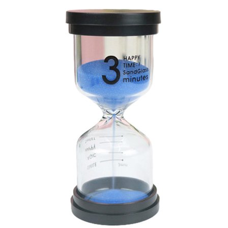 Sand Timer 1/3/5/10/15/30 minuter Time Management Assistant Present för barn