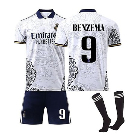 Real Madrid -23 Dragon style Jersey BENZAMA No. 9 Jalkapallopaita C