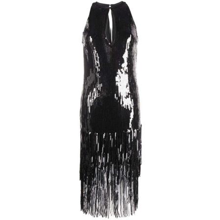 Pinko Midi Kjole Sort, Dame