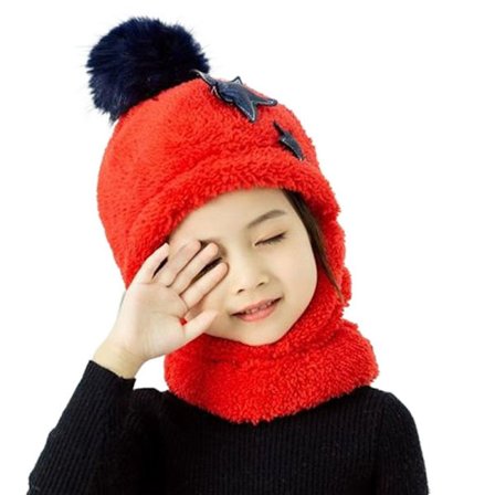 Coral Velvet Cap Barn Kepsar RÖD