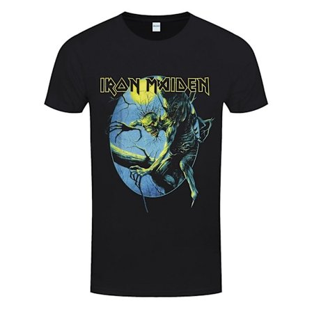 Iron Maiden Unisex Adult Fear Of The Dark Eddie Oval T-Shirt M