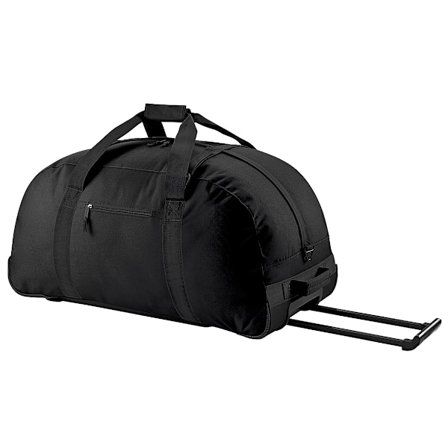 BagBase Classic Wheelie Holdall / Duffel Resväska En Storlek Svart