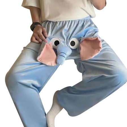 Sjove Elefant Pyjamasbukser, Søde Tredimensionelle Par Pyjamasbukser