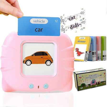 Snakkende Flash Cards Læringsleker for småbarn i alderen 2-6 år gamle gutter og jenter Taleterapi Leke Autis