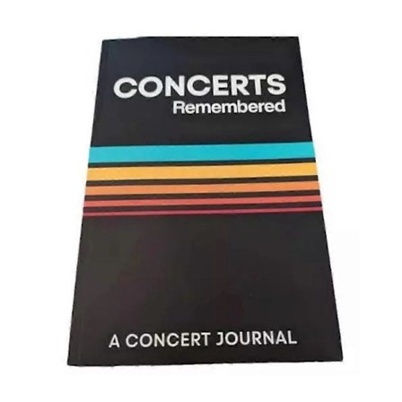 Konsertjournal - Spor Favorittkonserter, Konsertminner Journal, Konsertdagbok