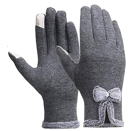 Damehansker Søte Elastiske Vinter Varme Berøringsskjermhansker Gl