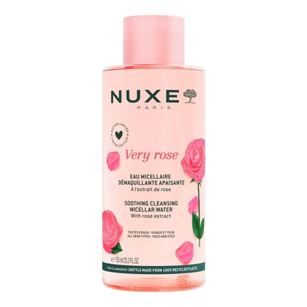 Nuxe Very Rose Acqua Micellare Lenitiva 750ml - Acqua detergente viso