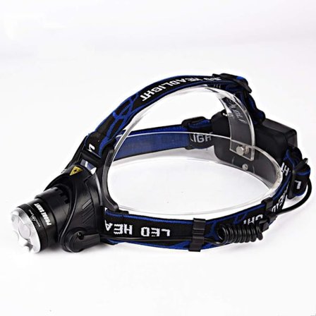 Kraftigt lys Super Bright Teleskopisk Induktions Forlygter Stærk