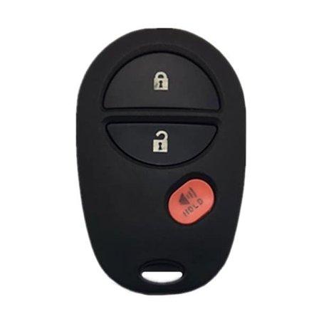 Bilnøgleskal med 2+1 knapper til Toyota