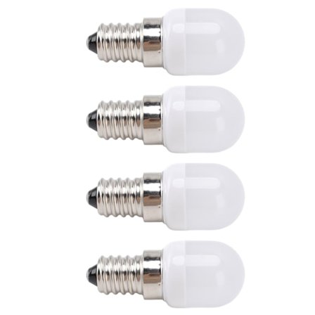 10 stk. E14 LED Pære Rustfrit Stål 1.5W 220V til Lysekrone Loft Skab Væg Bordlamper【YD】