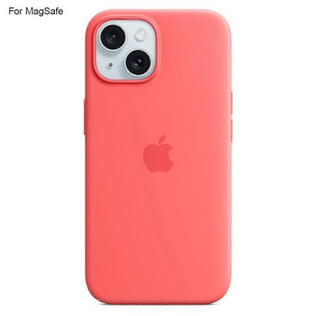 HW Deksel til iPhone 15 Kompatibel med MagSafe Flytende Silikon Telefon Bakdeksel [Induksjon Popover] -(h})