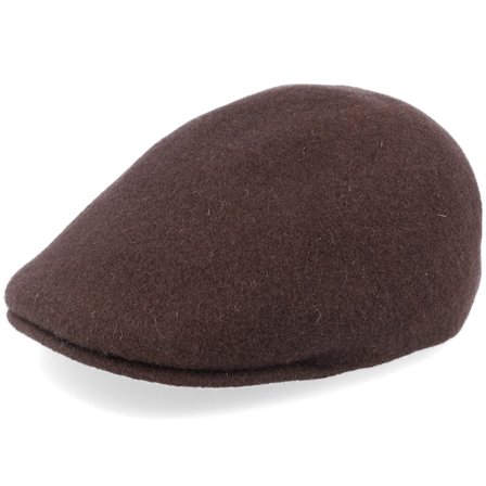Kangol - Hnědý flatcap Kšiltovka - Seamless Wool 507 Espresso Flat Cap @ Hatstore