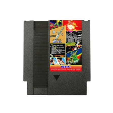 (En julegave til gamere) Forever Games of the NES 852-i-1 (405+447) NES spilkassetter, med en 1024MBit flashhukommelseschip - Sort -