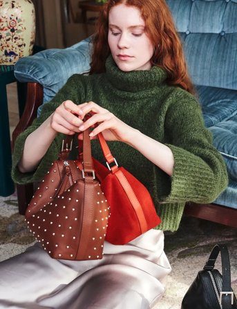 Becksöndergaard Suede Ginni Small Bag - Red - ONE SIZE