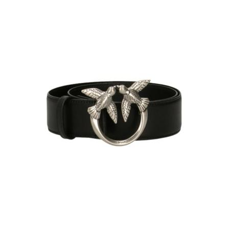 Pinko Womens belts 1h20zu Y7Sp Sort, Dame Bælter