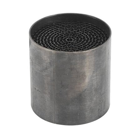 Motorcykel Udstødningsrør Katalysator Rustfrit Stål Forreste Midterste Udstødningspotte Katalysator Universal til Motorcykel 48x50mm/1.88x1.96in