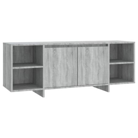 Vidaxl Tv-bänk Grå Sonoma 130x35x50 Cm Spånskiva Grå