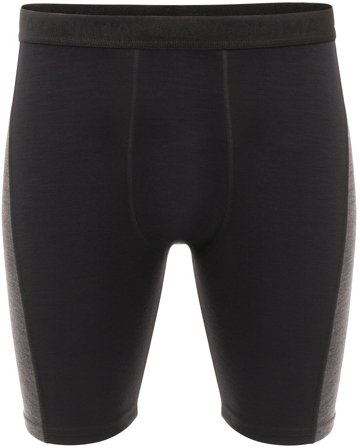 Aclima WarmWool Shorts Long w/WindWool Man V2 Jet Black/Marengo