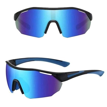 Polariserte sportsbriller for menn B58 blå