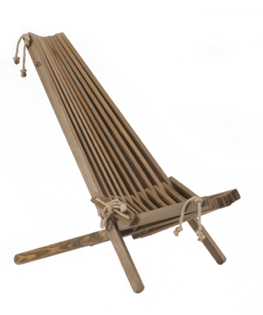 EcoFurn EcoChair Furu Brun