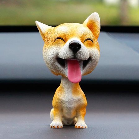 Bobblehead Akita Hund til Bil Dashbord Mini Bobble Head Leke Figur
