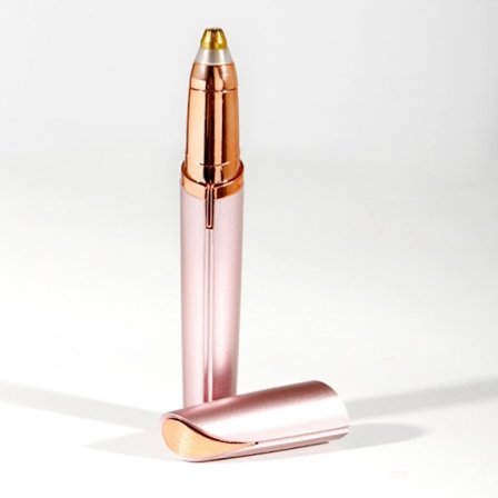 Trimmer med LED för ögonbryn/näshår/ansiktshår/bikini Roséguld
