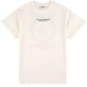 Kids - Garcia White Graphic T-shirt 164/170 cm - Tops - 164/170 cm - Cream - Mädchen