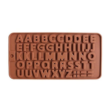 26 Bogstaver Silikone Chokolade Kageform Form Håndværk Småkager Slik Isterning Q