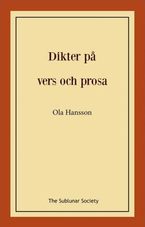 Dikter på vers och prosa - Bok av Ola Hansson - Häfte