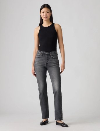 Levi's 501 Jeans For Women Pretty Ple - Grey - 26 x 30