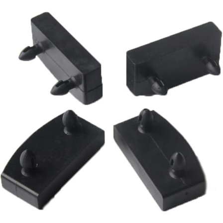 20 stk. Plast Sengebunn Endestykker Sentreringshetter Holdere For Å Holde Tre Sengebunner