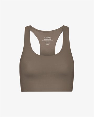 Active Cropped Bra - Warm Taupe S