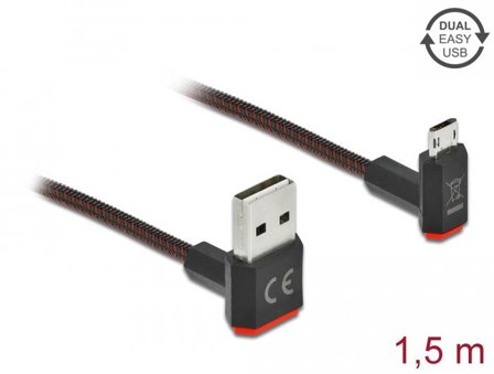 Delock Easy - USB-kabel - USB til Micro-USB type B - 1.5 m