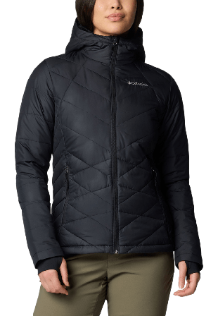 Columbia Heavenly Hooded Jacket Jackor Dam Svart XS