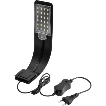 Svart skal LED akvarieljuslampa klämma, ultratunn akvarium