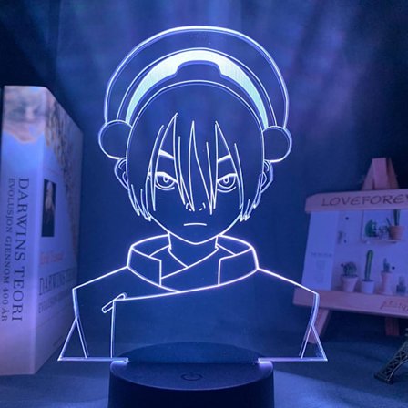 3D Lampe Avatar The Last Airbender Toph Beifong til Boligindretning