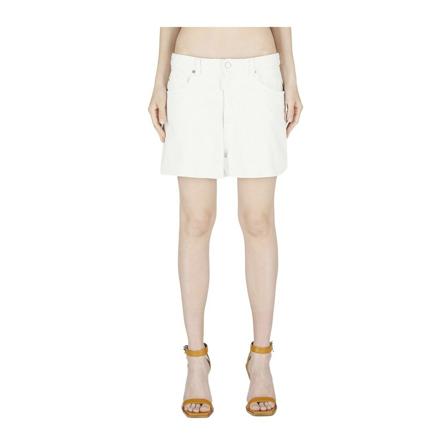 Dsquared2 Denim Korte Broek , Wit , Dames , Maat: 3XS