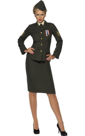 Militærofficer-drakt til damer S