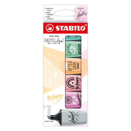 Stabilo Boss Mini Textmarker 6er-Pack
