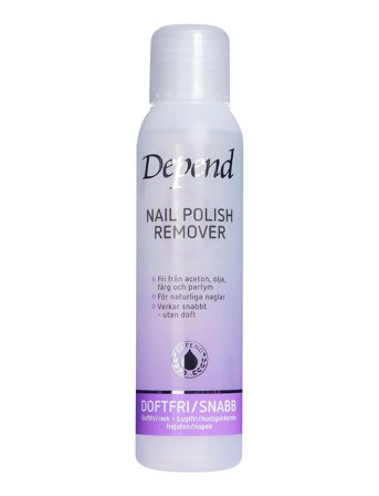 Depend Cosmetic Remover Lila 100 Ml O2 - Nude - 100 ml
