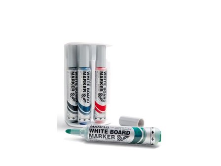 Pentel Whiteboardtorkare Maxiflo 4 penno - Lyreco - Kontorsmaterial - Pennor - Whiteboardpennor - Rund spets