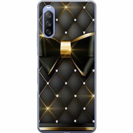 Sony Xperia 10 Iii Mjukt Skal - Gyllene Rosett
