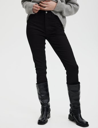 Gestuz Leslygz Hw Skinny Jeans Noos - Black - 28 x 30